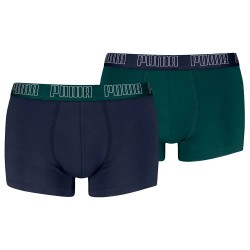 боксерки,мъжко,бельо,puma,everyday,boxers,2,units,navy,green,(green,blue)