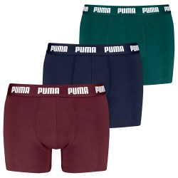 боксерки,мъжко,бельо,puma,everyday,boxers,3,units,burgundy,navy,green,(multicolor)