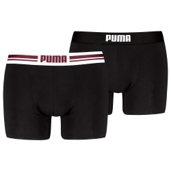 боксерки,мъжко,бельо,puma,everyday,placed,logo,boxers,2,units,black,burgundy,(black)