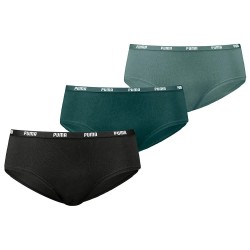 дамско,бельо,дамски,бикини,и,танкини,puma,hipster,panties,3,units,green,combo,(green,black)