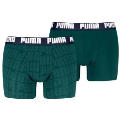 боксерки,мъжко,бельо,puma,logo,print,boxers,2,units,green,navy,(green)