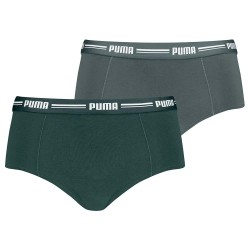 боксерки,дамско,бельо,дамски,бикини,и,танкини,puma,mini,boxers,2,units,green,terrain,(green,grey)