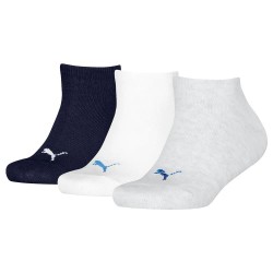 чорапи,детски,чорапи,puma,plain,sneaker,socks,3,pairs,white,grey,blue,(multicolor)