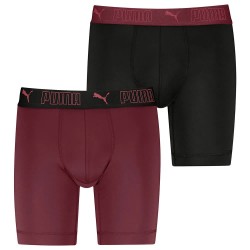 боксерки,мъжко,бельо,puma,sport,boxers,2,units,burgundy,(red,black)