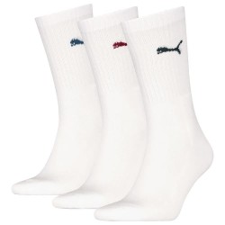 чорапи,мъжки,чорапи,puma,sport,socks,3,pairs,white,colored,logos,(white)