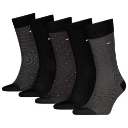 чорапи,мъжки,чорапи,tommy,hilfiger,701235374,socks,5,pairs,black,(black,grey)