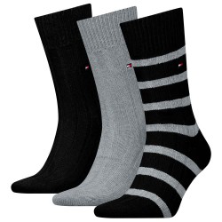 чорапи,мъжки,чорапи,tommy,hilfiger,701235377,socks,3,pairs,black,(black,grey)