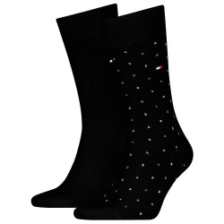 чорапи,мъжки,чорапи,tommy,hilfiger,701236311,socks,2,pairs,black