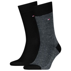 чорапи,мъжки,чорапи,tommy,hilfiger,701236313,socks,2,pairs,black,(black,grey)