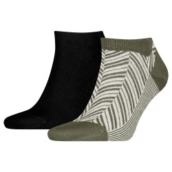 чорапи,мъжки,чорапи,tommy,hilfiger,701236323,short,socks,2,pairs,army,green,(green,black)