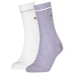 чорапи,дамски,чорапи,tommy,hilfiger,701236460,socks,2,pairs,lilac,(white,purple)