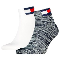 чорапи,мъжки,чорапи,tommy,hilfiger,flag,quarter,short,socks,2,pairs,navy,white,(white,grey)