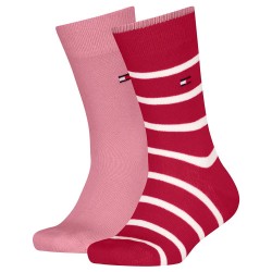 чорапи,детски,чорапи,tommy,hilfiger,701229939,socks,2,pairs,pink,(red,pink)