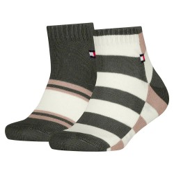 чорапи,детски,чорапи,tommy,hilfiger,701236327,socks,2,pairs,army,green,(green)