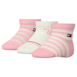 чорапи,детски,чорапи,tommy,hilfiger,701236342,short,socks,3,pairs,pink,(white,pink)