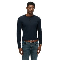 тениска,мъжки,тениски,дамски,тениски,superdry,classic,essential,grandad,long,sleeve,t,shirt,blue,(eclipse,navy)