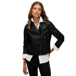 Яке Superdry Classic Faux Leather jacket - Black (Black) яке,мъжки,якета,дамски,якета,и,палта,superdry,classic,faux,leather,jacket,black,(black)
