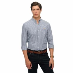 риза,с,дълъг,ръкав,мъжки,ризи,superdry,classic,oxford,long,sleeve,shirt,ocean,navy,gingham,(grey)