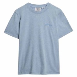 тениска,дамски,тениски,superdry,essential,logo,embroidered,short,sleeve,t,shirt,blue,fog,marl,(blue)