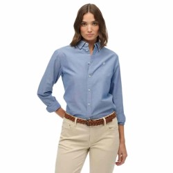 риза,с,дълъг,ръкав,дамски,ризи,superdry,slim,oxford,bd,long,sleeve,shirt,blue,(azure,blue,chambray,oxford)