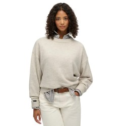 блуза,дамски,пуловери,дамски,плетени,дрехи,superdry,slouchy,crew,neck,sweater,oatmeal,twist