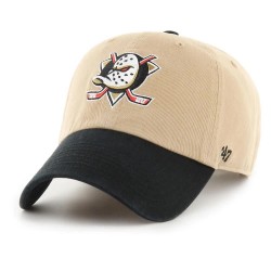 Шапка 47 NHL Anaheim Ducks Two Tone Clean Up W/No Loop Label cap - Khaki шапка,всички,шапки,47,nhl,anaheim,ducks,two,tone,clean,up,w,no,loop,label,cap,khaki