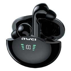 слушалки,слушалки,awei,5.3,t12p,wireless,earphones,black