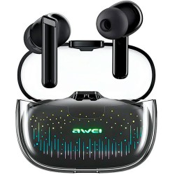слушалки,слушалки,awei,5.3,t52,pro2,wireless,earphones,black
