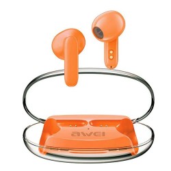 слушалки,слушалки,awei,5.3,t85,wireless,earphones,orange