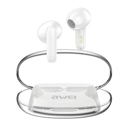 слушалки,слушалки,awei,5.3,t85,wireless,earphones,white