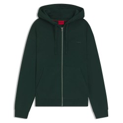 блуза,мъжки,пуловери,hugo,dapozip,10249110,01,full,zip,sweatshirt,open,green,(green)