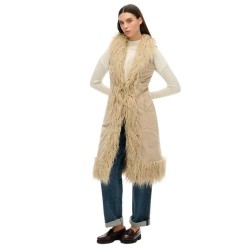 потник,дамски,жилетки,superdry,afghan,long,vest,beige,(stone,wash,taupe,brown)