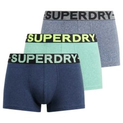 боксерки,мъжко,бельо,superdry,m3110450b,boxers,3,units,dark,indigo,blue,marl,fresh,green,marl,f,(multicolor)