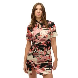 рокля,дамски,поли,и,рокли,superdry,mandarin,jacquard,short,sleeve,short,dress,multicolor,(goshodoki,pink)