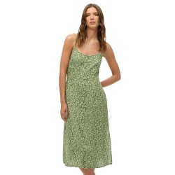 рокля,дамски,поли,и,рокли,superdry,print,button,sleeveless,midi,dress,green,ditsy,(green)