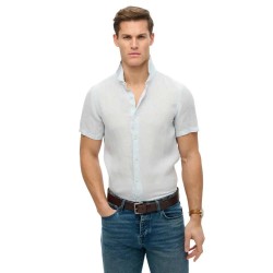 риза,с,къс,ръкав,мъжки,ризи,superdry,sd,embroidered,vacation,linen,short,sleeve,shirt,sea,salt,blue,(white)