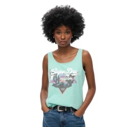 тениска,дамски,тениски,superdry,vintage,logo,narrative,sleeveless,t,shirt,fresh,mint,green,(green)
