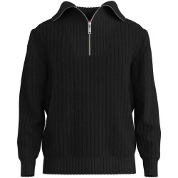 блуза,мъжки,пуловери,hugo,srigg,10273673,01,sweater,black,(black)