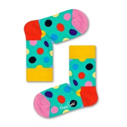 чорапи,детски,чорапи,happy,socks,big,blue,dot,socks,multicolor,(blue)