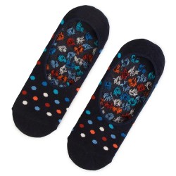чорапи,мъжки,чорапи,happy,socks,black,dot,liner,long,socks,multicolor,(black)