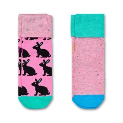 чорапи,детски,чорапи,happy,socks,bunny,anti,slip,socks,2,pairs,multicolor,(pink)