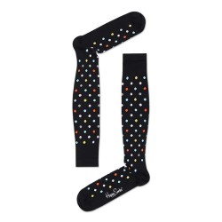 чорапи,мъжки,чорапи,happy,socks,compression,dot,long,socks,multicolor,(black)