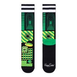 чорапи,мъжки,чорапи,happy,socks,cover,crew,black,long,socks,multicolor,(green)