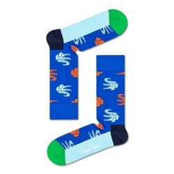 чорапи,мъжки,чорапи,happy,socks,crocodile,long,socks,multicolor,(blue)