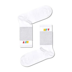 чорапи,мъжки,чорапи,happy,socks,cuff,3,4,crew,long,socks,multicolor,(white)