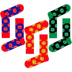 чорапи,мъжки,чорапи,happy,socks,curti,ball,long,socks,3,pairs,multicolor