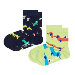 чорапи,детски,чорапи,happy,socks,dogs,socks,2,pairs,multicolor,(green,blue)