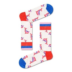 чорапи,мъжки,чорапи,happy,socks,dolphin,long,socks,multicolor,(white)
