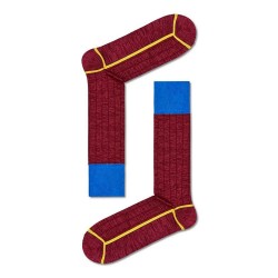 чорапи,мъжки,чорапи,happy,socks,dressed,minimal,compact,maroon,and,yellow,long,socks,multicolor,(red)