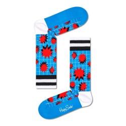 чорапи,мъжки,чорапи,happy,socks,explosion,crew,blue,long,socks,multicolor,(blue)